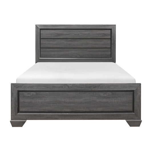 Homelegance Queen Bed Beechnut Gray Finish 1904GY-1