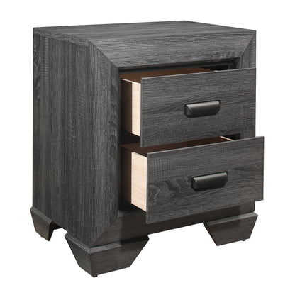 Homelegance Nightstand Beechnut Gray Finish 1904GY-4