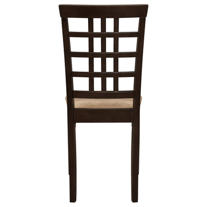 Kelso 3-piece Drop Leaf Dining Table Set Cappuccino and Tan