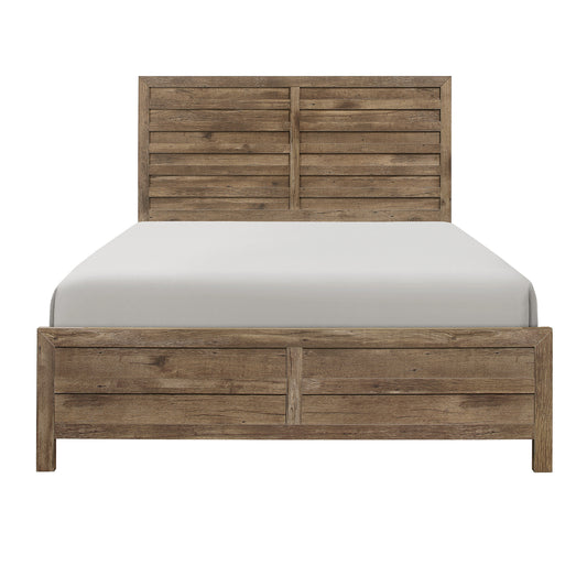 Homelegance Queen Bed Mandan Weathered Pine Finish 1910-1