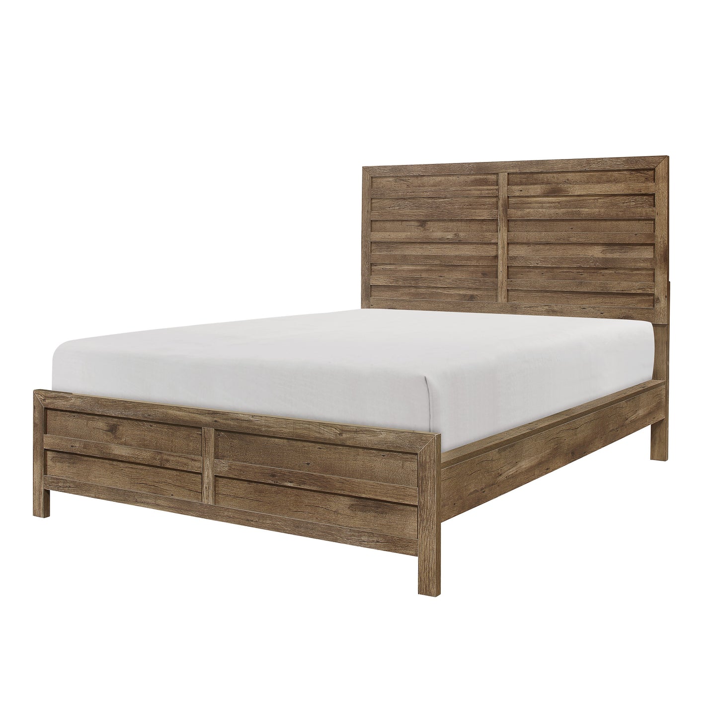 Homelegance Queen Bed Mandan Weathered Pine Finish 1910-1