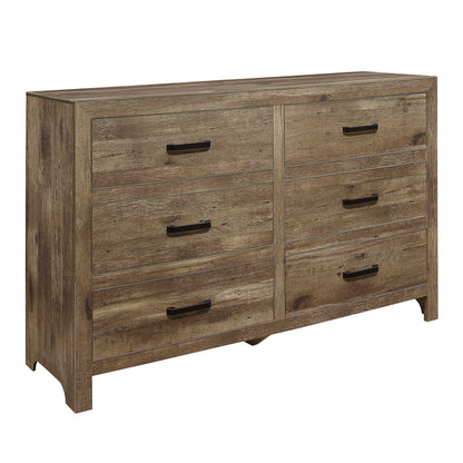 Homelegance Dresser Mandan Weathered Pine Finish 1910-5