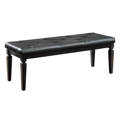 Homelegance Vanity Benches Allura Black Finish 1916BK-FBH