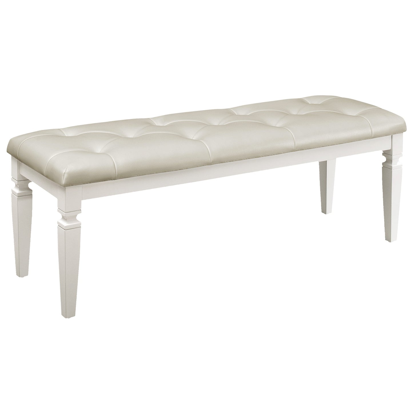Homelegance Vanity Benches Allura White Finish 1916W-FBH