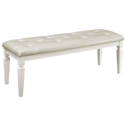 Homelegance Vanity Benches Allura White Finish 1916W-FBH