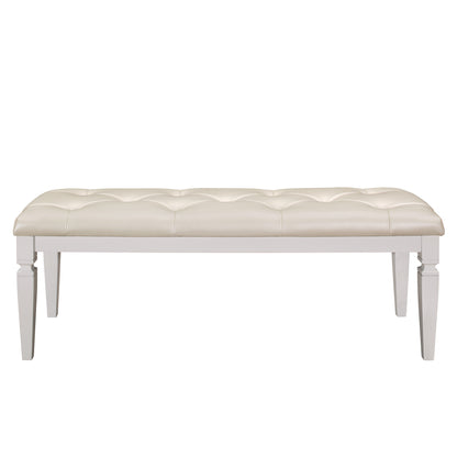 Homelegance Vanity Benches Allura White Finish 1916W-FBH