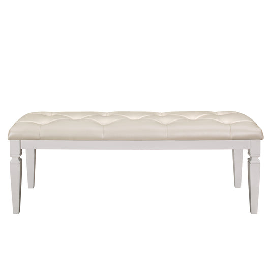 Homelegance Vanity Benches Allura White Finish 1916W-FBH