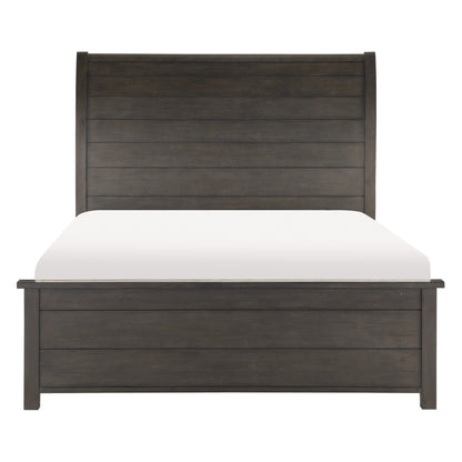 Homelegance Queen Bed Hebron Dark Cherry Finish 1923-1