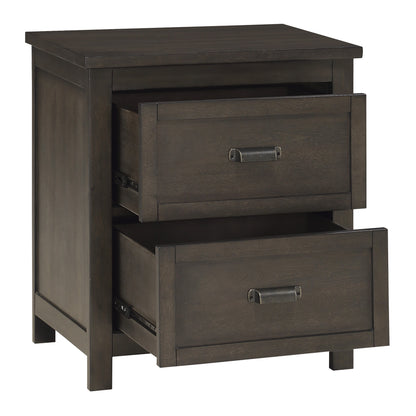 Homelegance Nightstand Hebron Dark Cherry Finish 1923-4