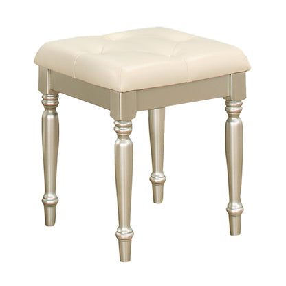 Homelegance Vanity Benches Silver Celandine Finish 1928-14