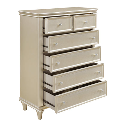 Homelegance Chest Silver Celandine Elegant Storage Solution 1928-9