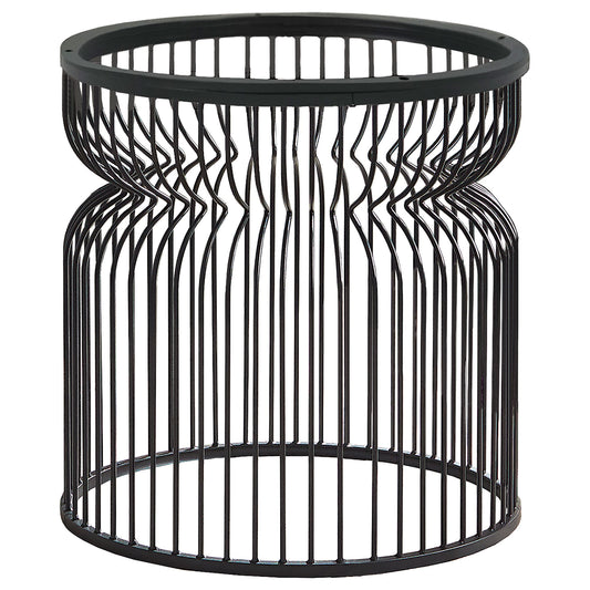 Granvia Round Metal Dining Table Base Gunmetal