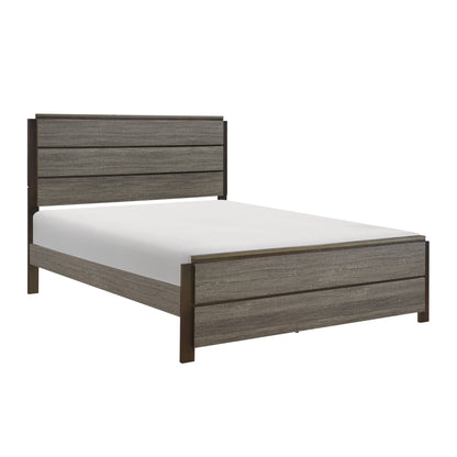 Homelegance Vestavia Queen Bed Antique Gray Finish 1936-1