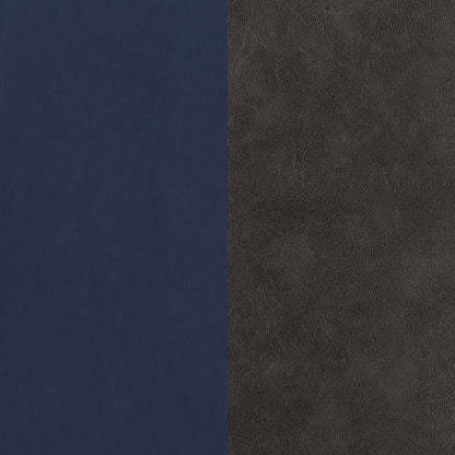 Mayer Upholstered Dining Arm Chair Blue and Brown (Set of 2)