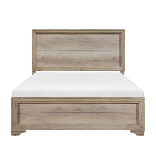Homelegance Queen Bed Lonan Natural Finish 1955-1