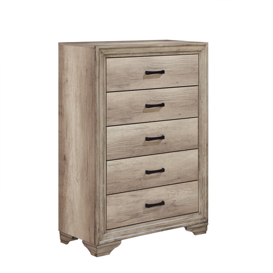 Homelegance Chest Lonan Natural Finish with Black Accents 1955-9