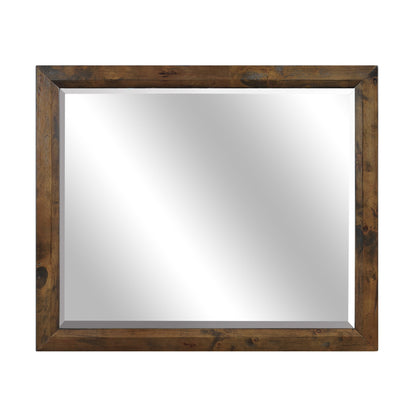 Homelegance Dresser Mirror Jerrick Burnished Brown Finish 1957-6