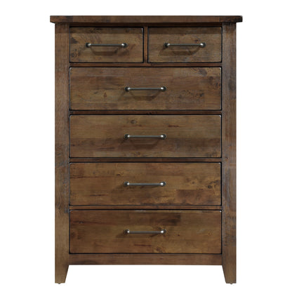 Homelegance Chest Jerrick Burnished Brown Timeless Design with Ample Storage 1957-9