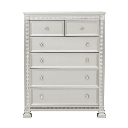 Homelegance Bevelle Chest Silver Finish 1958-9