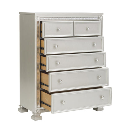 Homelegance Bevelle Chest Silver Finish 1958-9