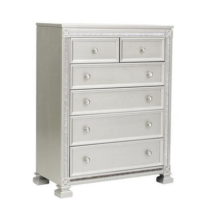 Homelegance Bevelle Chest Silver Finish 1958-9