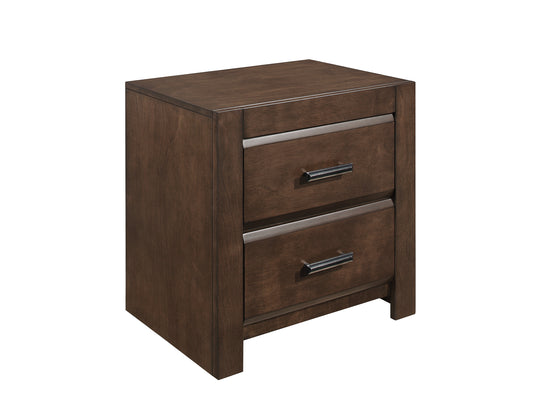 Homelegance Nightstand Erwan Espresso Finish Elegant Design 1961-4