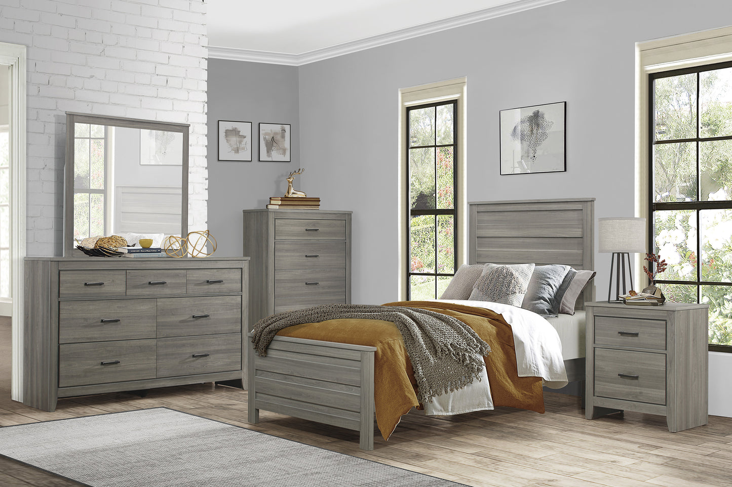 Homelegance Chest Waldorf Gray Finish 1902-9