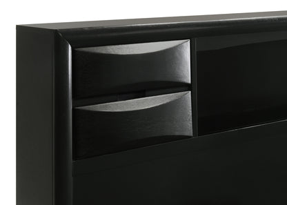Briana 5-piece Eastern King Bedroom Set Black