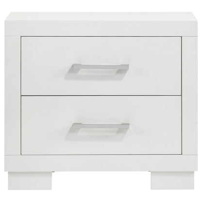 Jessica 5-piece Queen LED Bedroom Set Cream White