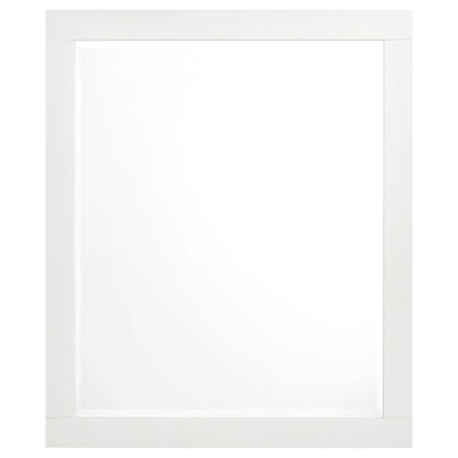 Jessica 6-piece Queen LED Bedroom Set Cream White