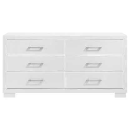 Jessica 6-drawer Dresser Cream White