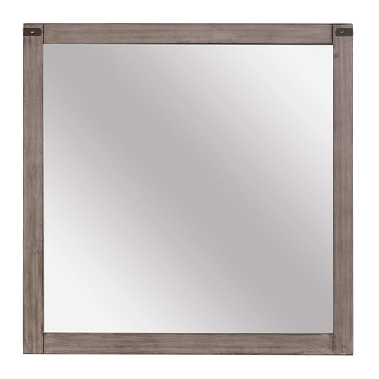 Homelegance Woodrow Dresser Mirror in Brownish Gray Finish 2042-6
