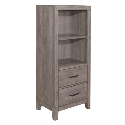 Homelegance Queen Bed Woodrow Weathered-Wood Finish with Storage 2042NB-WBT
