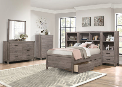 Homelegance Nightstand Woodrow Brownish Gray Finish 2042NB-10