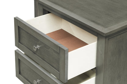 Homelegance Garcia Nightstand Cool Gray Finish 2046-4