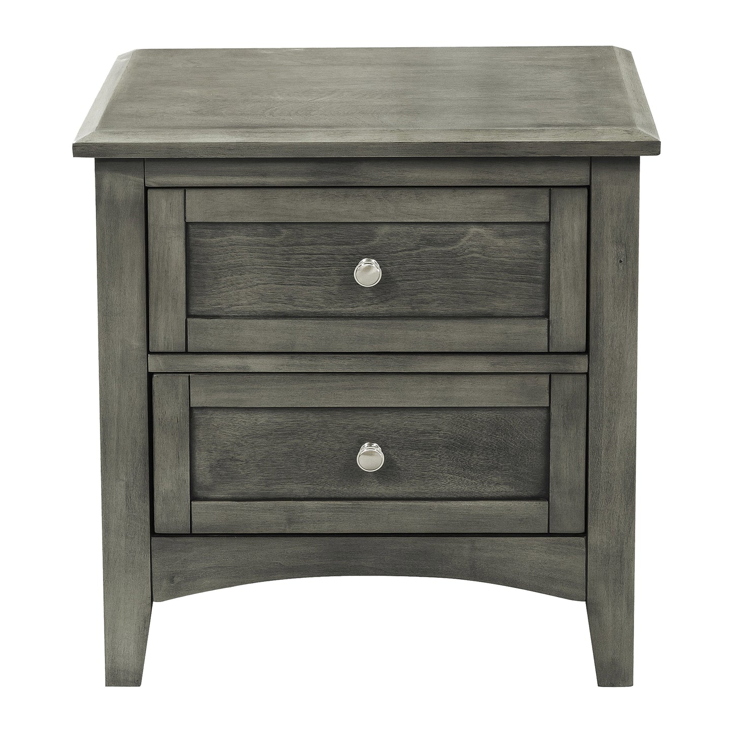 Homelegance Garcia Nightstand Cool Gray Finish 2046-4
