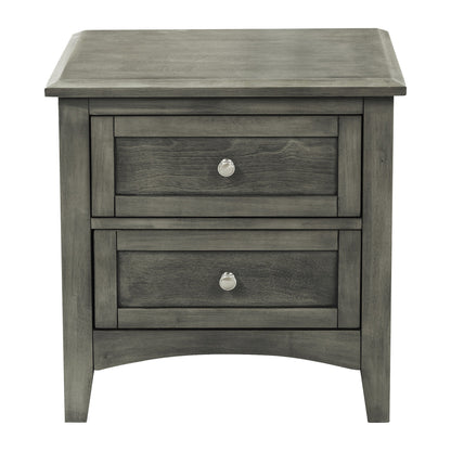 Homelegance Garcia Nightstand Cool Gray Finish 2046-4