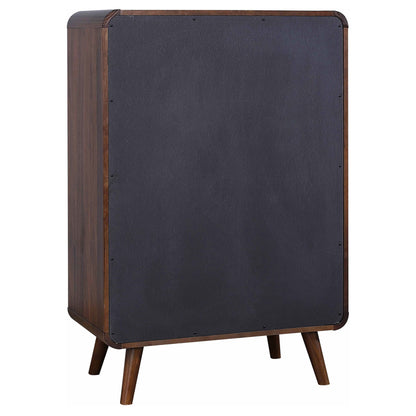 Robyn 5-piece Eastern King Bedroom Set Dark Walnut