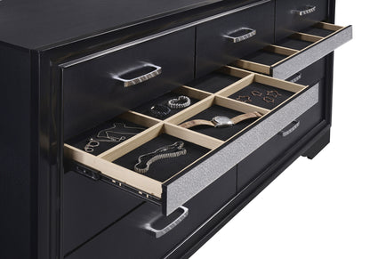 Miranda 4-piece Twin Bedroom Set Black