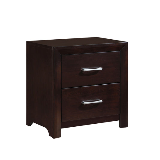 Homelegance Edina Nightstand Espresso Finish 2145-4