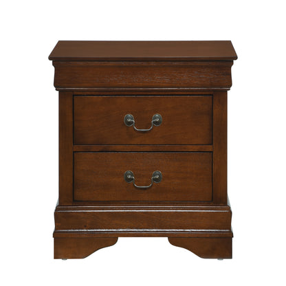 Homelegance Nightstand Mayville Brown Cherry Finish 2147-4