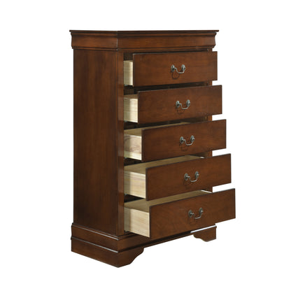 Homelegance Chest Mayville Brown Cherry Finish Elegant Storage Solution 2147-9