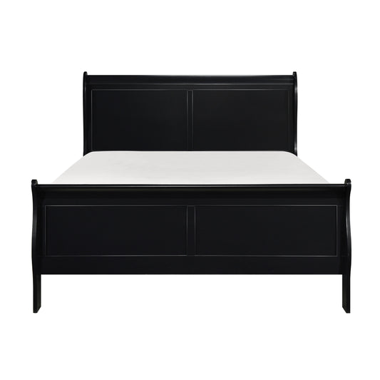 Homelegance Queen Bed Mayville Black Finish Timeless Elegance Design 2147BK-1
