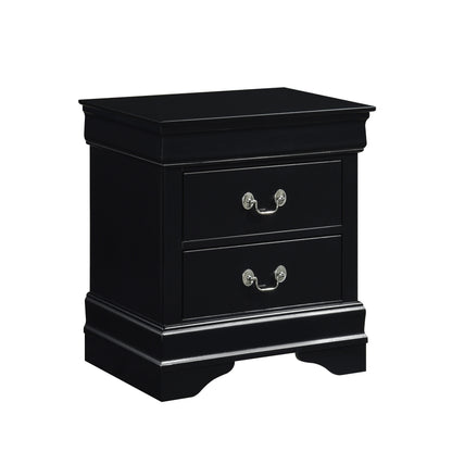 Homelegance Nightstand Mayville Black 2147BK-4