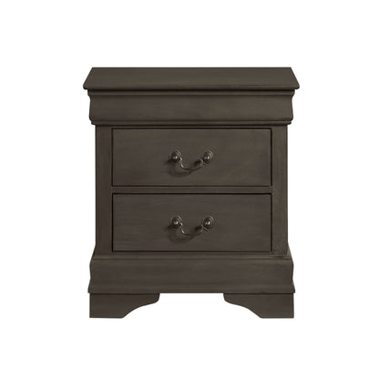 Homelegance Mayville Nightstand in Stained Gray Finish 2147SG-4