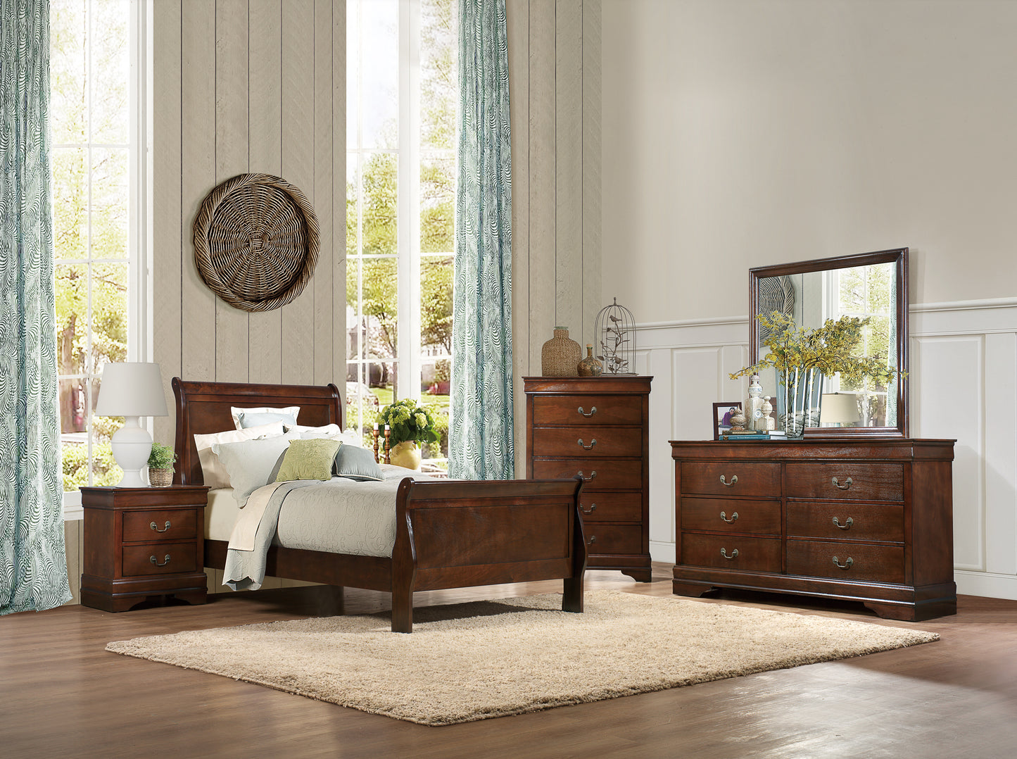 Homelegance Chest Mayville Brown Cherry Finish Elegant Storage Solution 2147-9