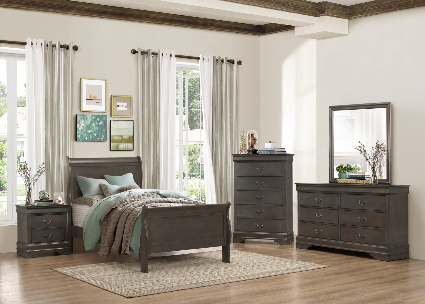Homelegance Chest Mayville Stained Gray Finish Elegant Design 2147SG-9