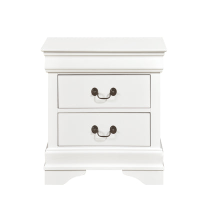 Homelegance Nightstand Mayville White 2147W-4 Timeless Elegance and Functionality