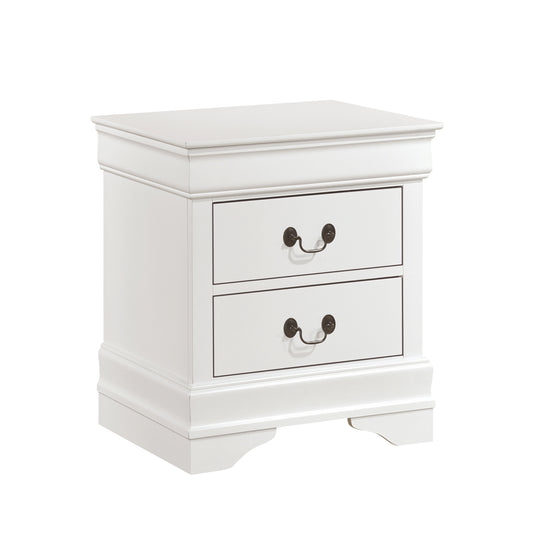Homelegance Nightstand Mayville White 2147W-4 Timeless Elegance and Functionality