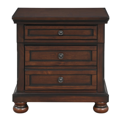 Homelegance Nightstand Cumberland Brown Cherry Finish 2159-4
